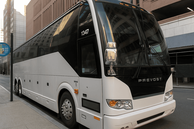 a Miami Beach Coach Bus Service coach bus