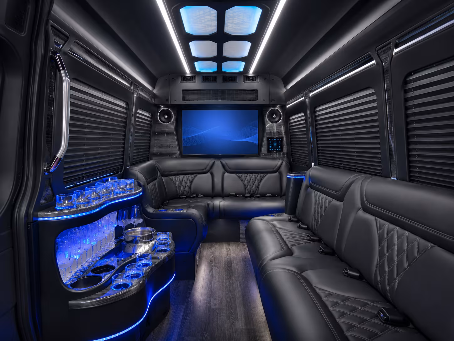 miami beach 28 passenger party bus