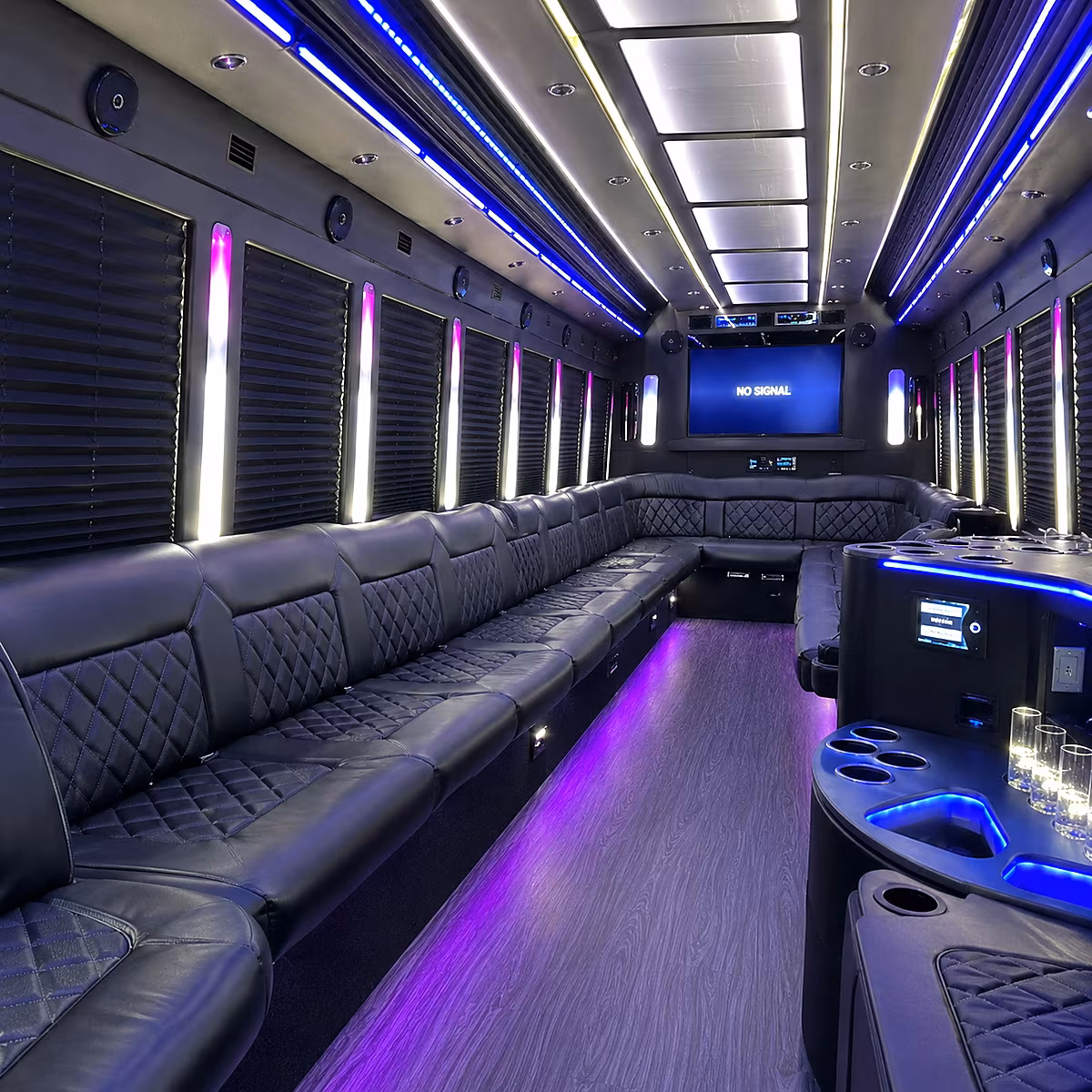 miami beach party bus inside
