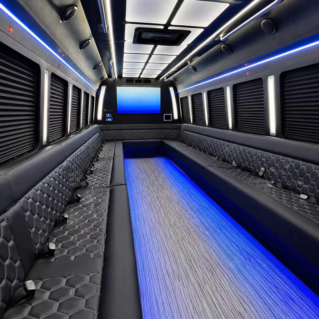 miami beach party bus interior
